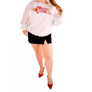 NEW BASH heartbreaker sweatshirt in white